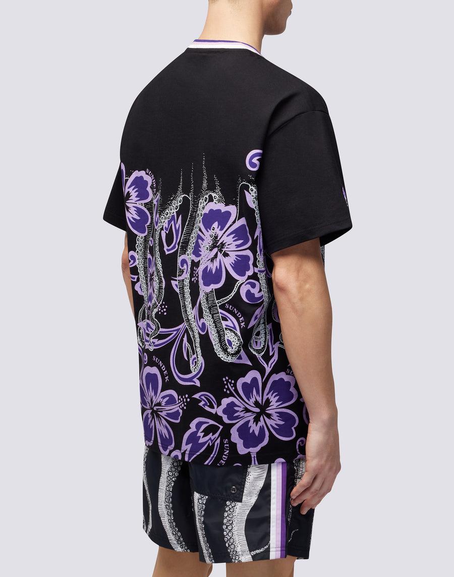 Sundek T-SHIRT OCTOPUS m662tejy5ou-004ou Nuova