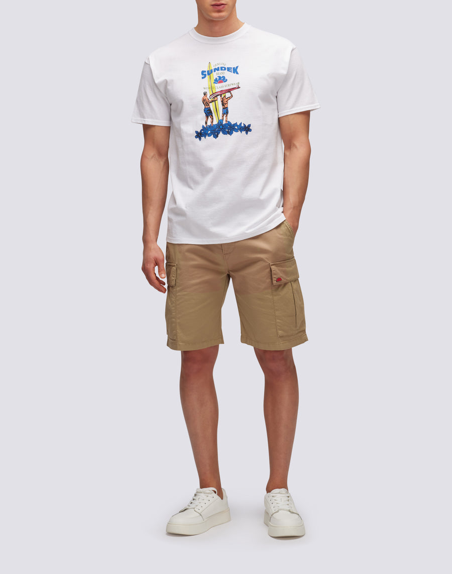 Sundek T-SHIRT HERITAGE SUNDEK PRINT m639tejy300-00600 Italia