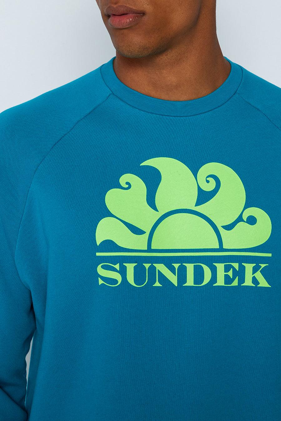 Sundek felpa a girocollo con logo M138JHF7700-69401 Qualità
