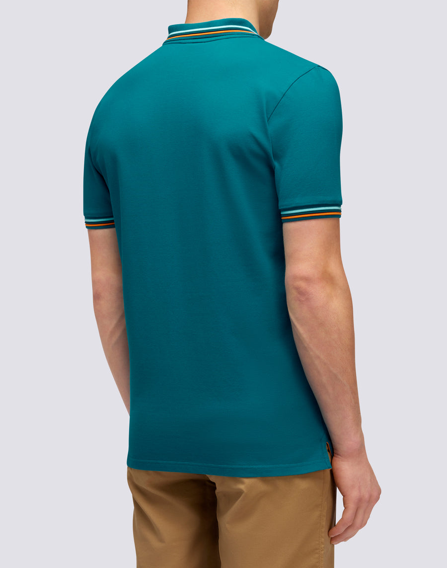 Sundek POLO BRICE IN COTONE PIQUET CON DETTAGLI TRICOLOR m779plj6500-01203 Soddisfazione Garantita