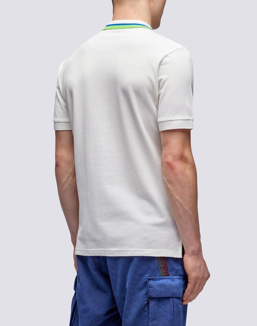 Sundek POLO IN COTONE PIQUET COMBINATO m997plpq500-03901 Promozione Limitata