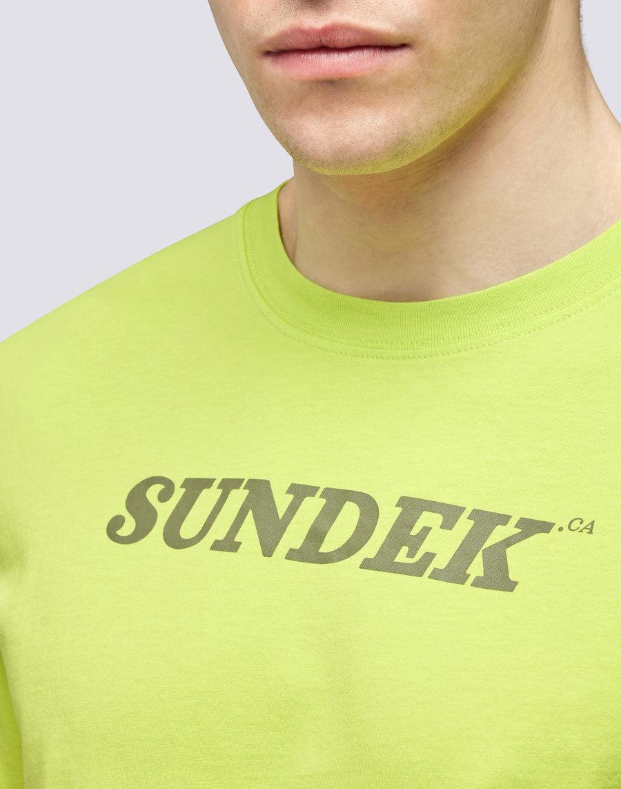 Sundek T-SHIRT GIROCOLLO CON LOGO m287tej7800-69101 Prezzo Ridotto