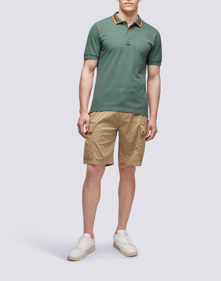 Sundek POLO IN COTONE PIQUET COMBINATO m997plpq500-a2701 Sottocosto