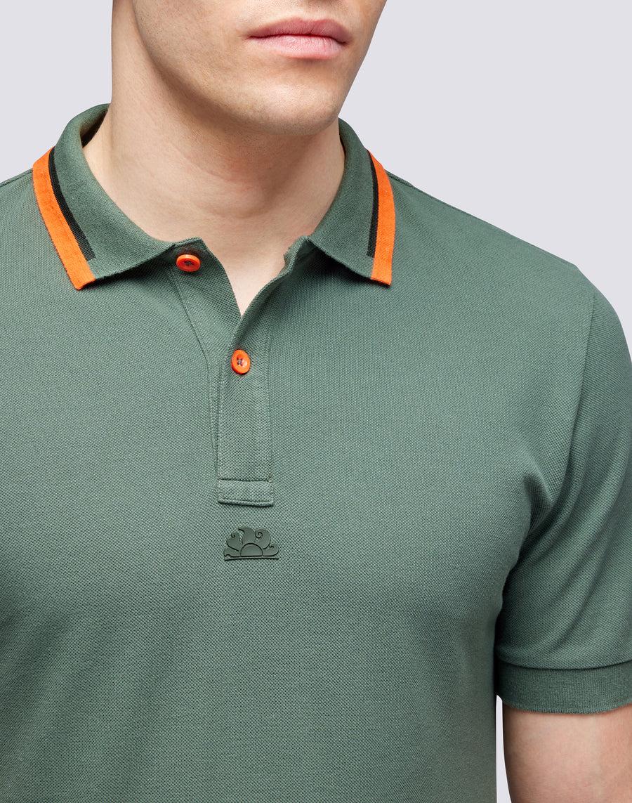 Sundek POLO IN COTONE PIQUET COMBINATO m997plpq500-a2701 Sottocosto