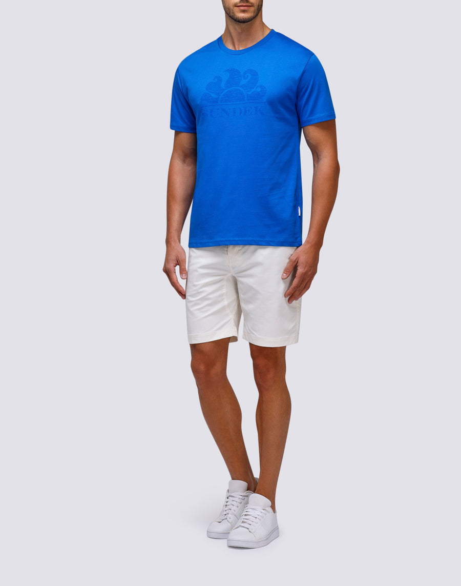 Sundek T-SHIRT MANICHE CORTE CON LOGO m021tej78ot-a2200 Saldi