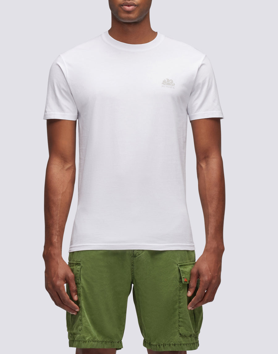 Sundek t-shirt girocollo con logo M129TEJ78OT-00600 Saldi Di Fabbrica