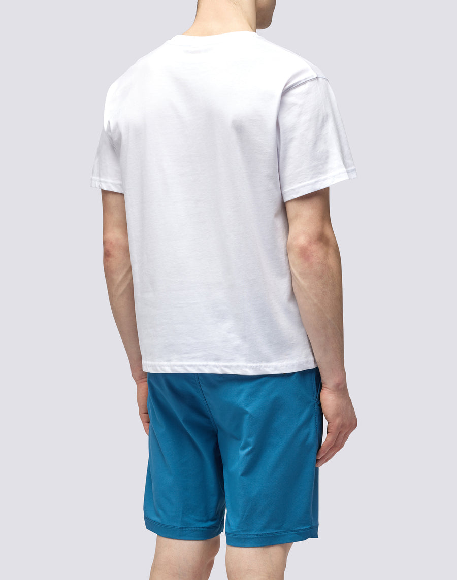 Sundek T-SHIRT GIROCOLLO CON STAMPA LOGO m021tej7800-00607 Moda