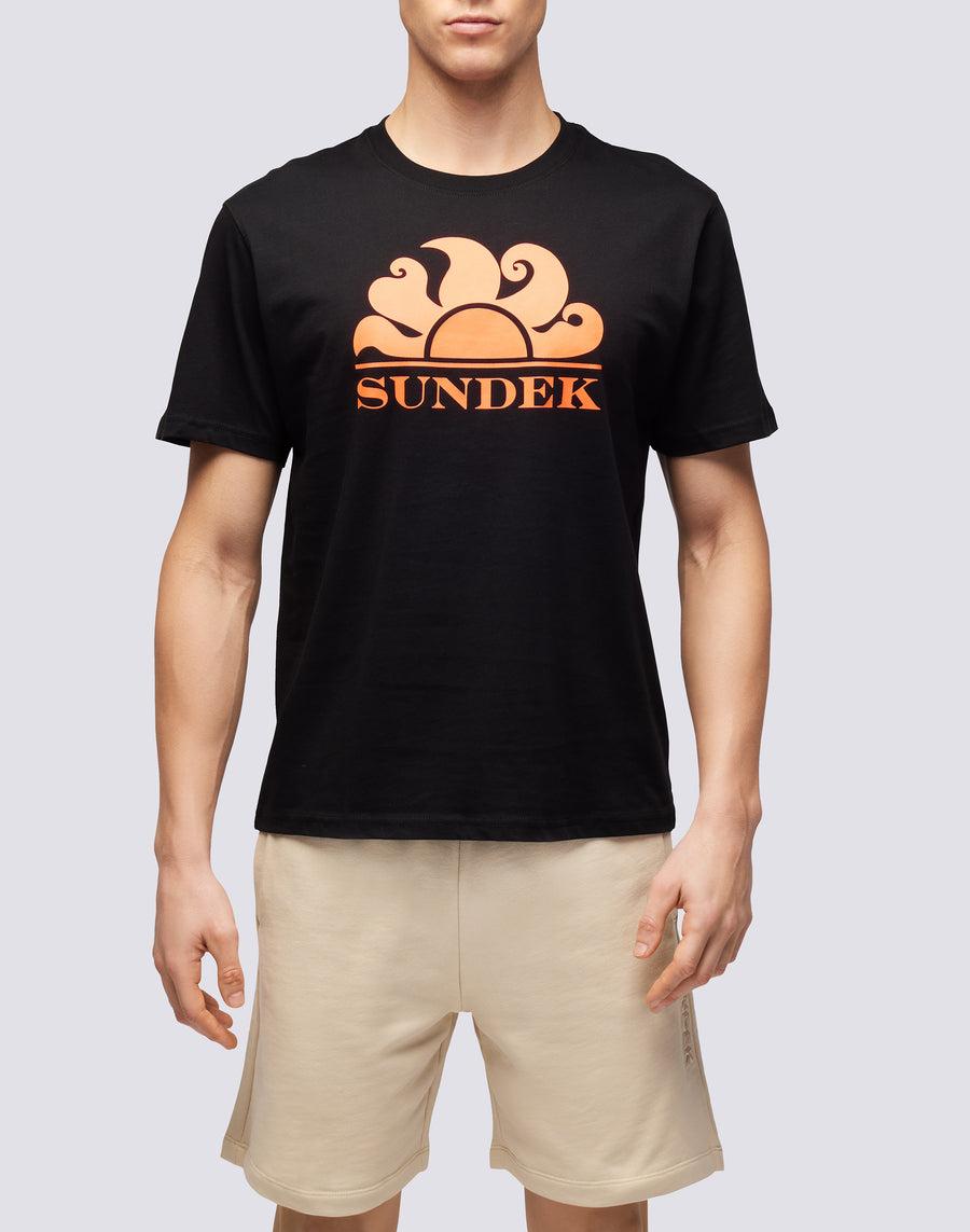 Sundek T-SHIRT GIROCOLLO CON STAMPA LOGO m021tej7800-00402 2025