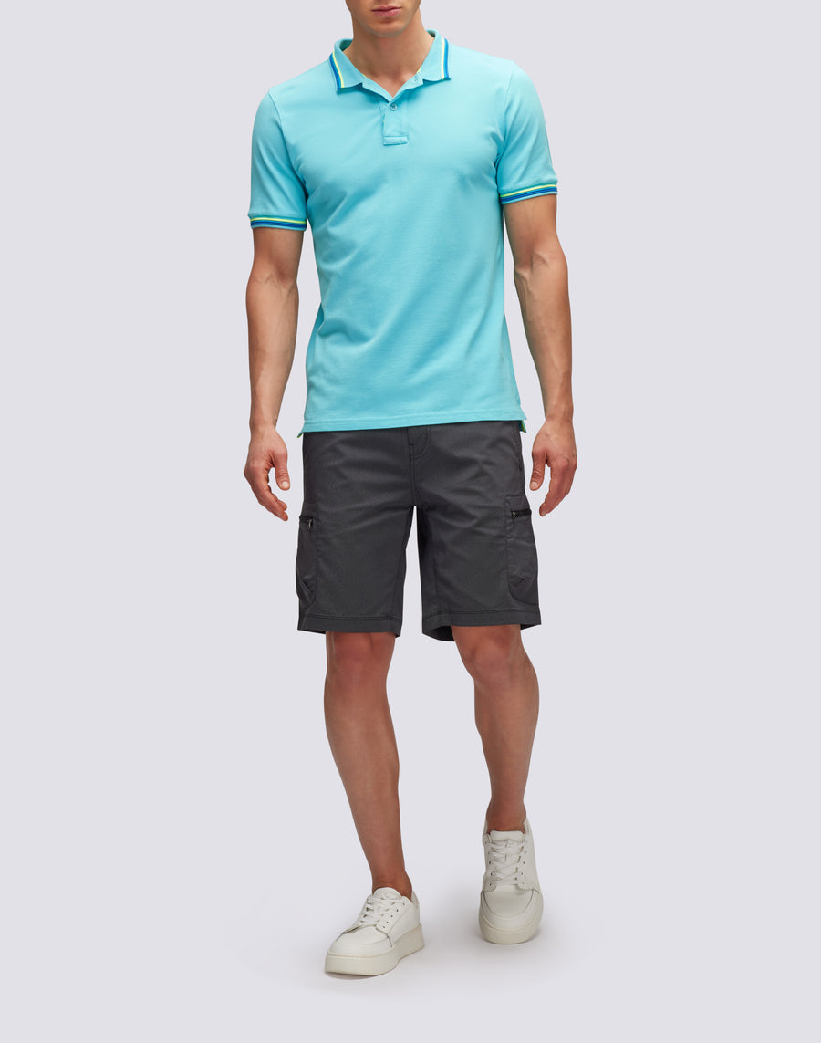 Sundek POLO BRICE IN COTONE PIQUET CON DETTAGLI TRICOLOR m779plj6500-05202 Vendita