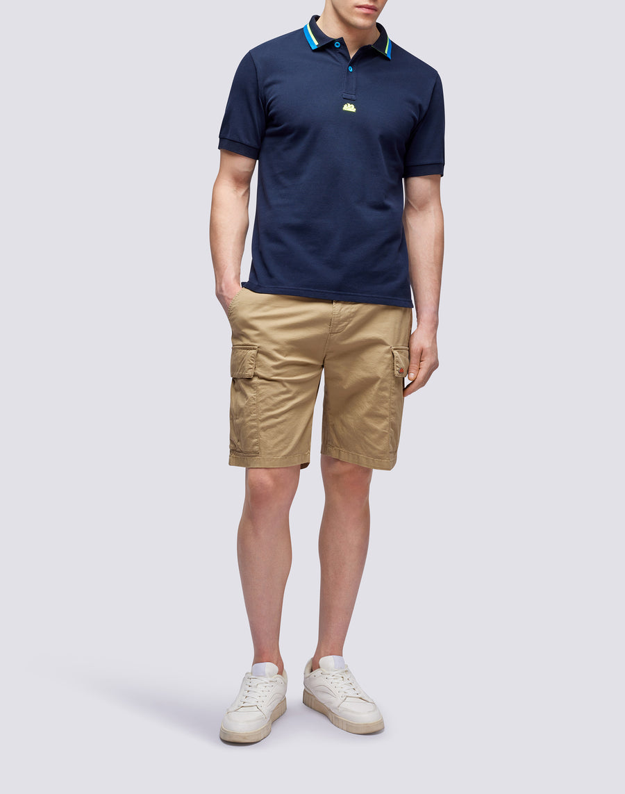 Sundek POLO IN COTONE PIQUET COMBINATO m997plpq500-32202 Shopping Online