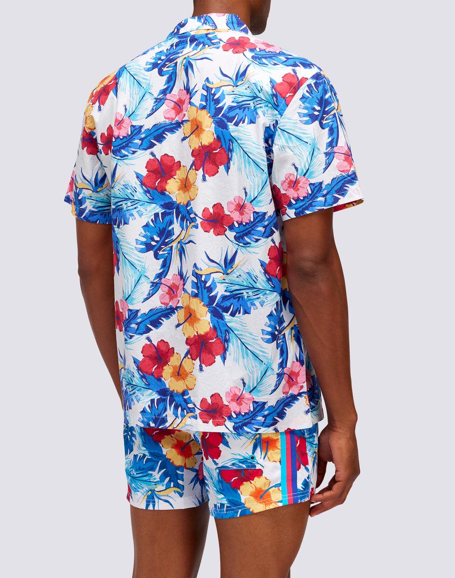Sundek camicia con stampa floreale all over m817shmu100-004li Prezzo Ridotto