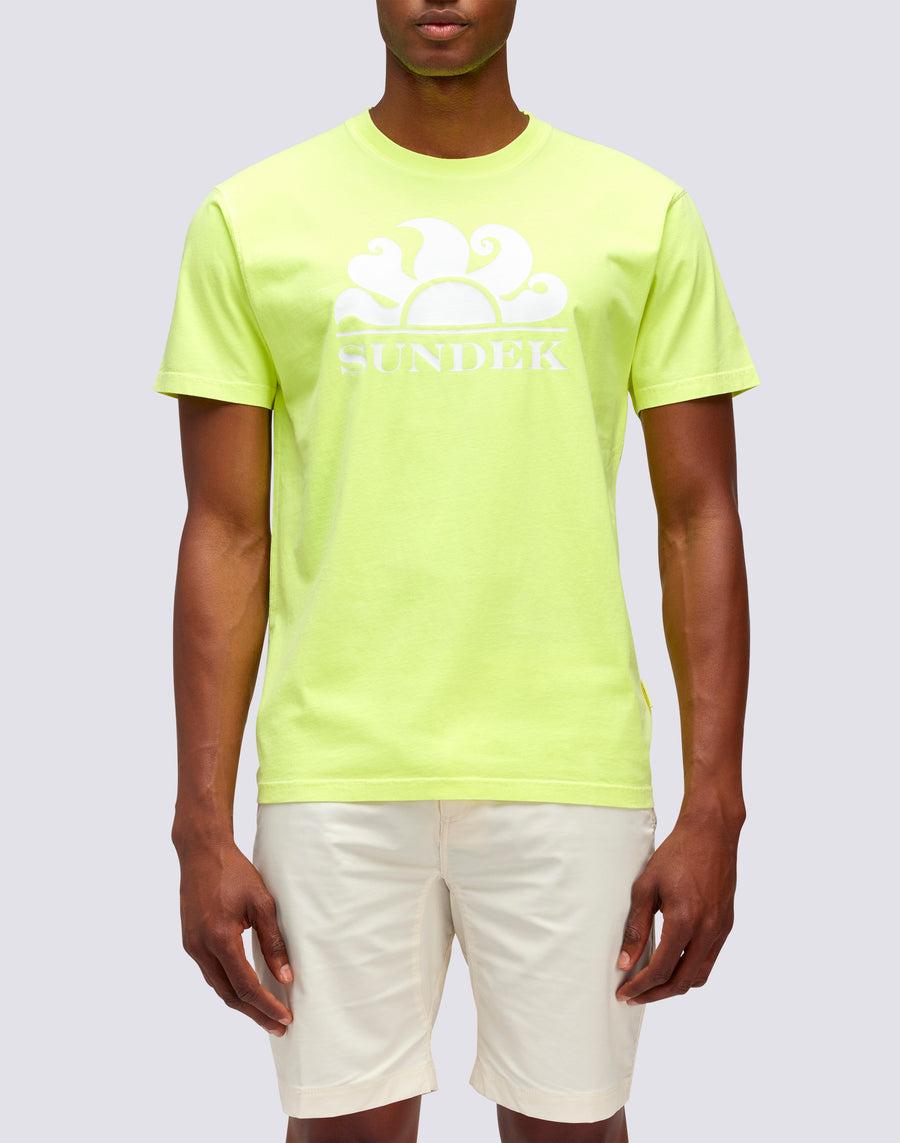 Sundek T-SHIRT LOGO PRINT m021tej78tc-23001 In Vendita