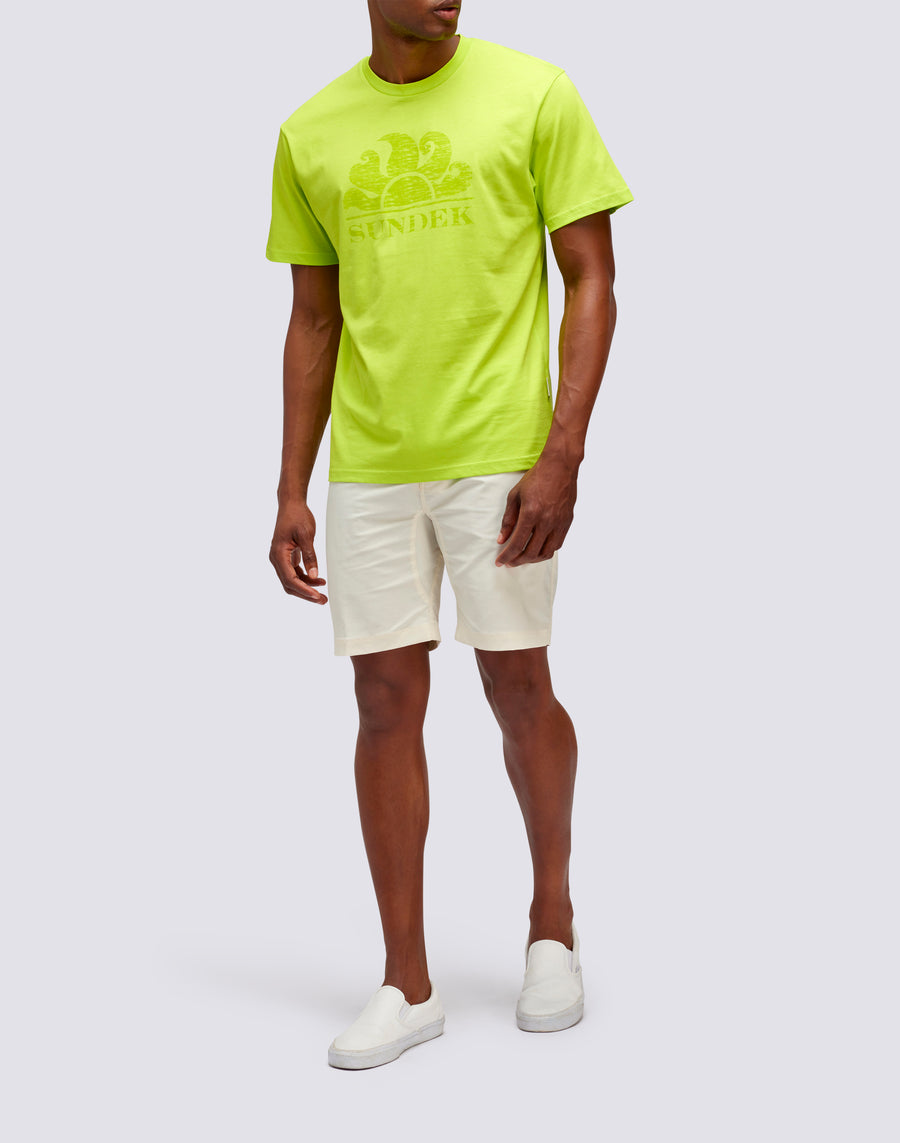 Sundek T-SHIRT MANICHE CORTE CON LOGO m021tej78ot-69100 Saldi Di Fabbrica