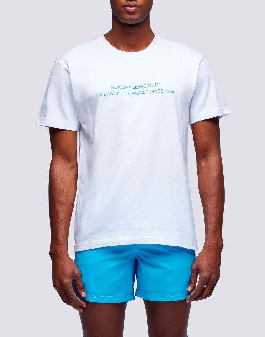 Sundek t-shirt uomo in cotone capsule flag m669tesj500-00400 I Più Venduti