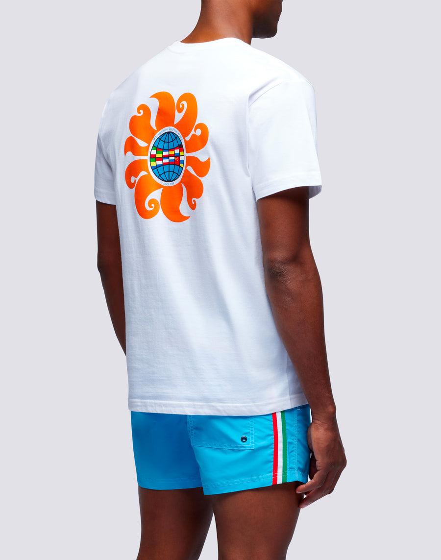Sundek t-shirt uomo in cotone capsule flag m669tesj500-00400 I Più Venduti