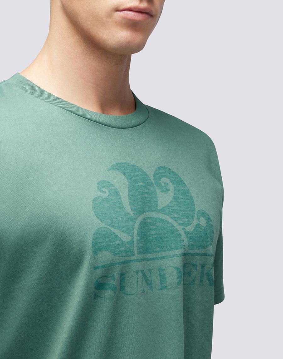 Sundek T-SHIRT MANICHE CORTE CON LOGO m021tej78ot-a1600 2025