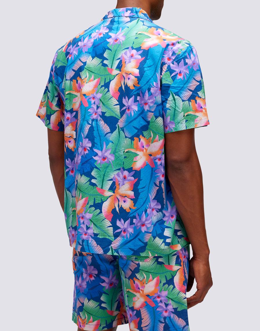Sundek CAMICIA CON STAMPA FLOREALE ALL OVER m817shmu100-007o8 Promozione