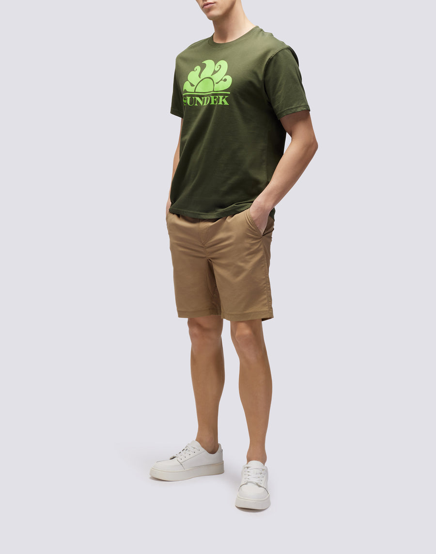 Sundek T-SHIRT GIROCOLLO CON STAMPA LOGO m021tej7800-30204 Soddisfazione Garantita