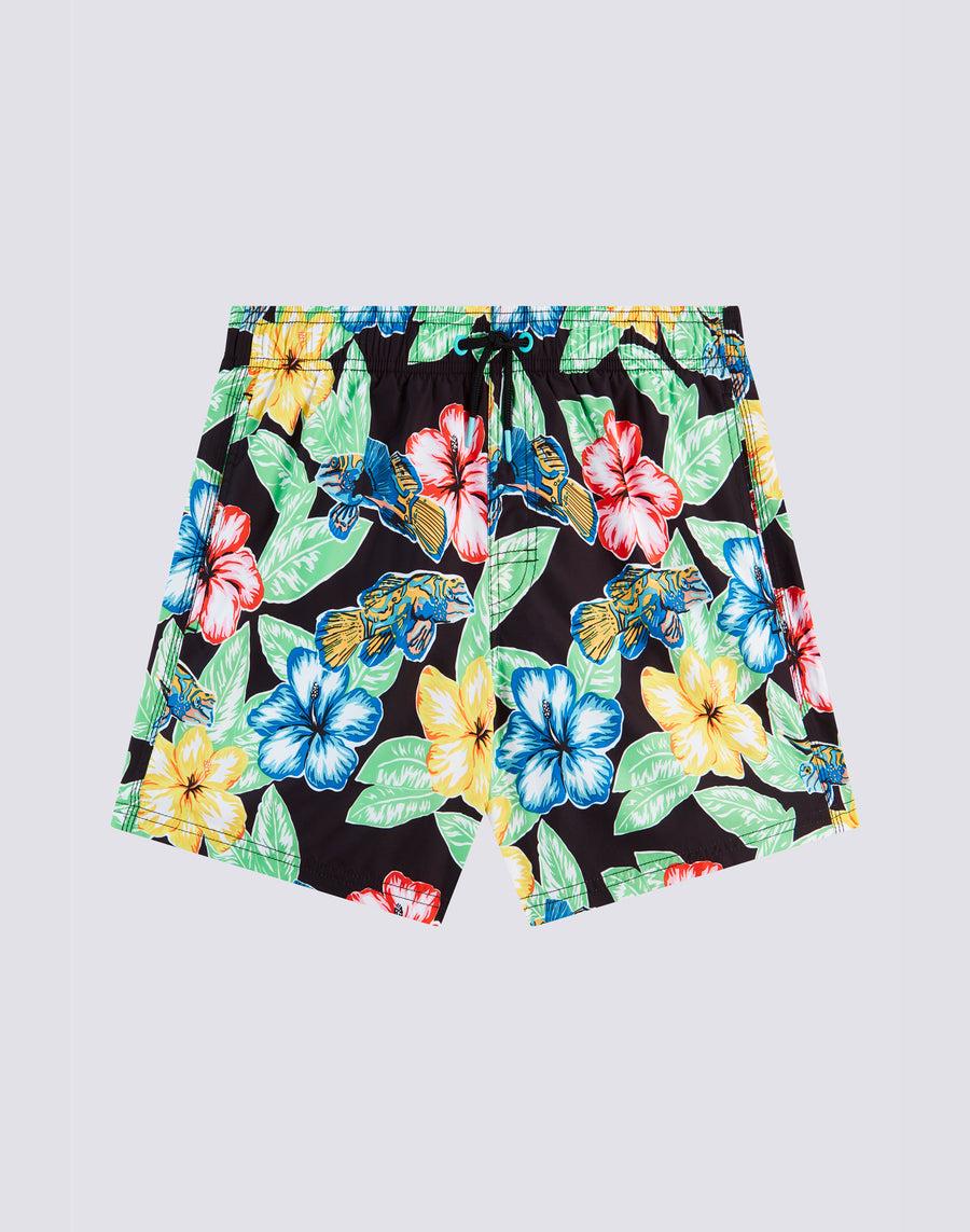 Sundek costume da bagno corto vita elasticata repreve® con stampa animal fish m504bdrt3kt-089kt Convenienza