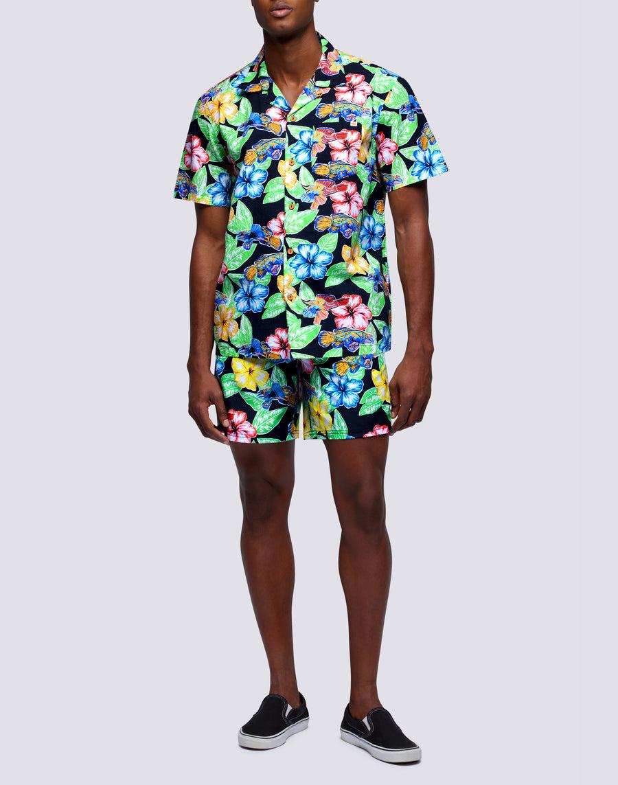 Sundek camicia con stampa floreale all over m669tesj500-a1800 Novità
