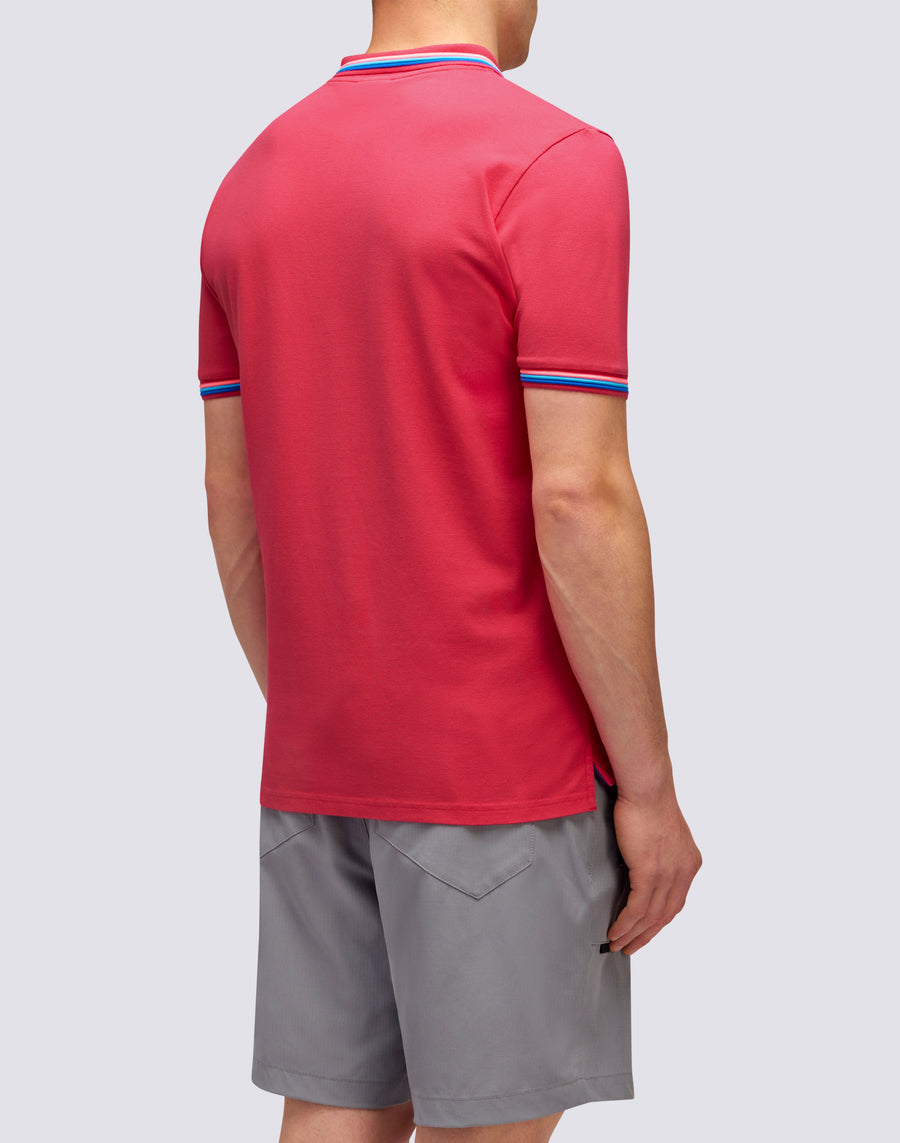 Sundek POLO BRICE IN COTONE PIQUET CON DETTAGLI TRICOLOR m779plj6500-69203 Vendita Economica