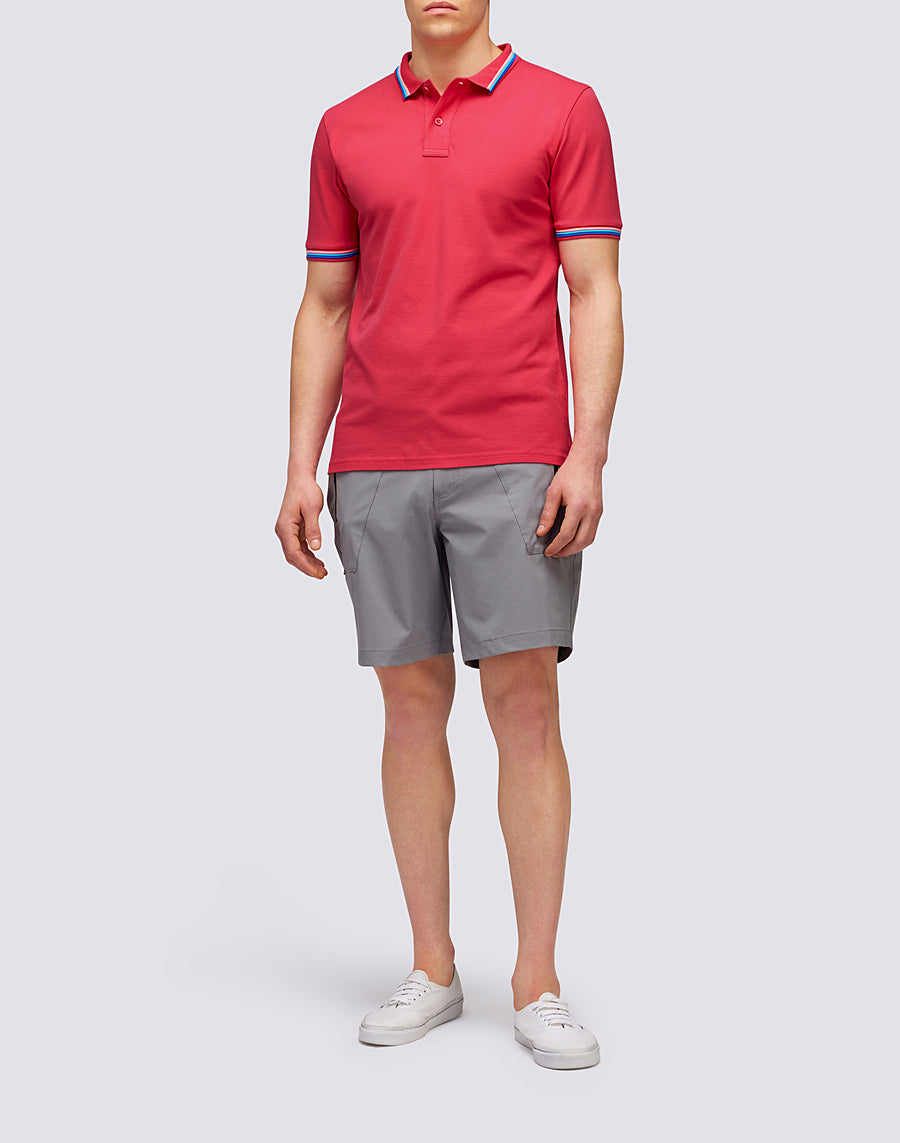 Sundek POLO BRICE IN COTONE PIQUET CON DETTAGLI TRICOLOR m779plj6500-69203 Vendita Economica