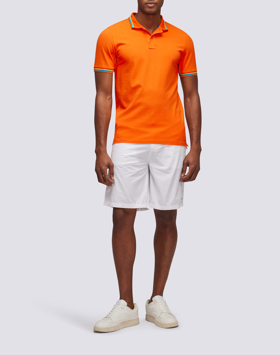 Sundek POLO BRICE IN COTONE PIQUET CON DETTAGLI TRICOLOR m779plj6500-55002 I Più Venduti