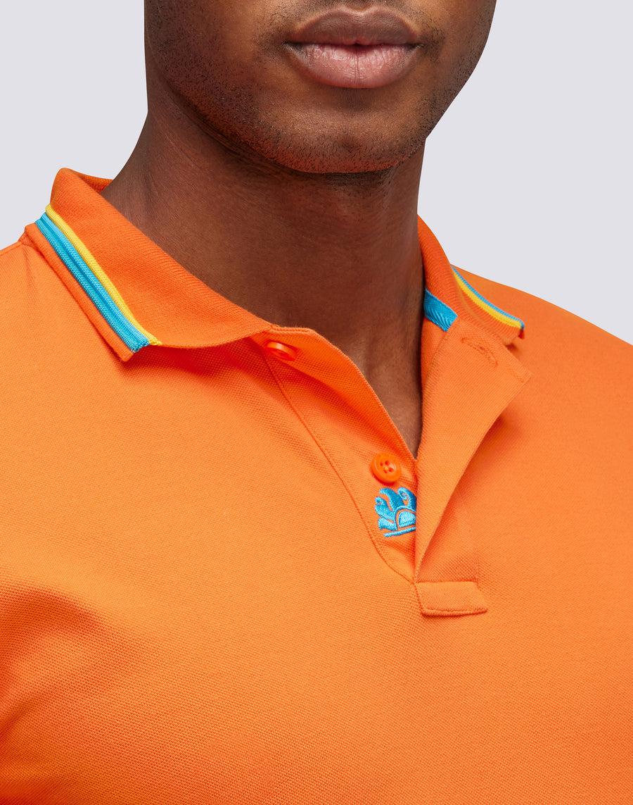 Sundek POLO BRICE IN COTONE PIQUET CON DETTAGLI TRICOLOR m779plj6500-55002 I Più Venduti