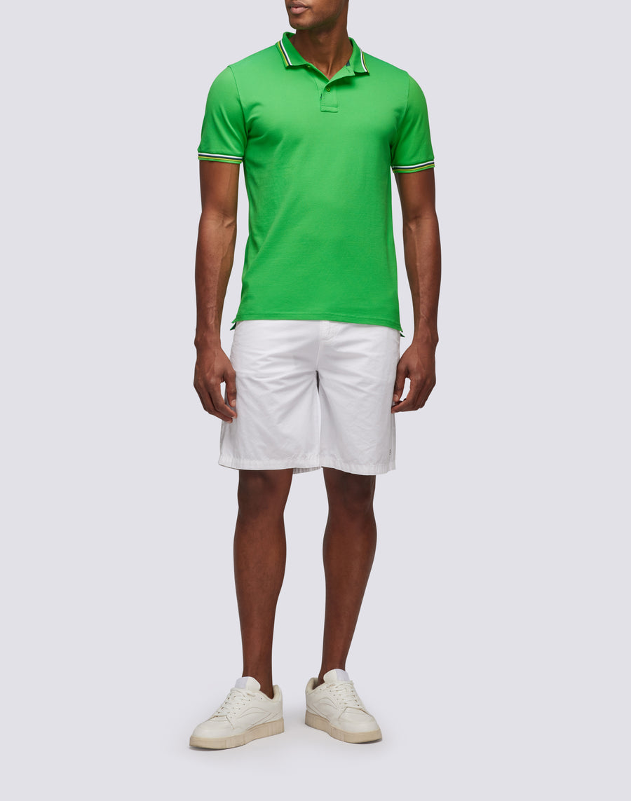 Sundek POLO BRICE IN COTONE PIQUET CON DETTAGLI TRICOLOR m779plj6500-a1801 Moda