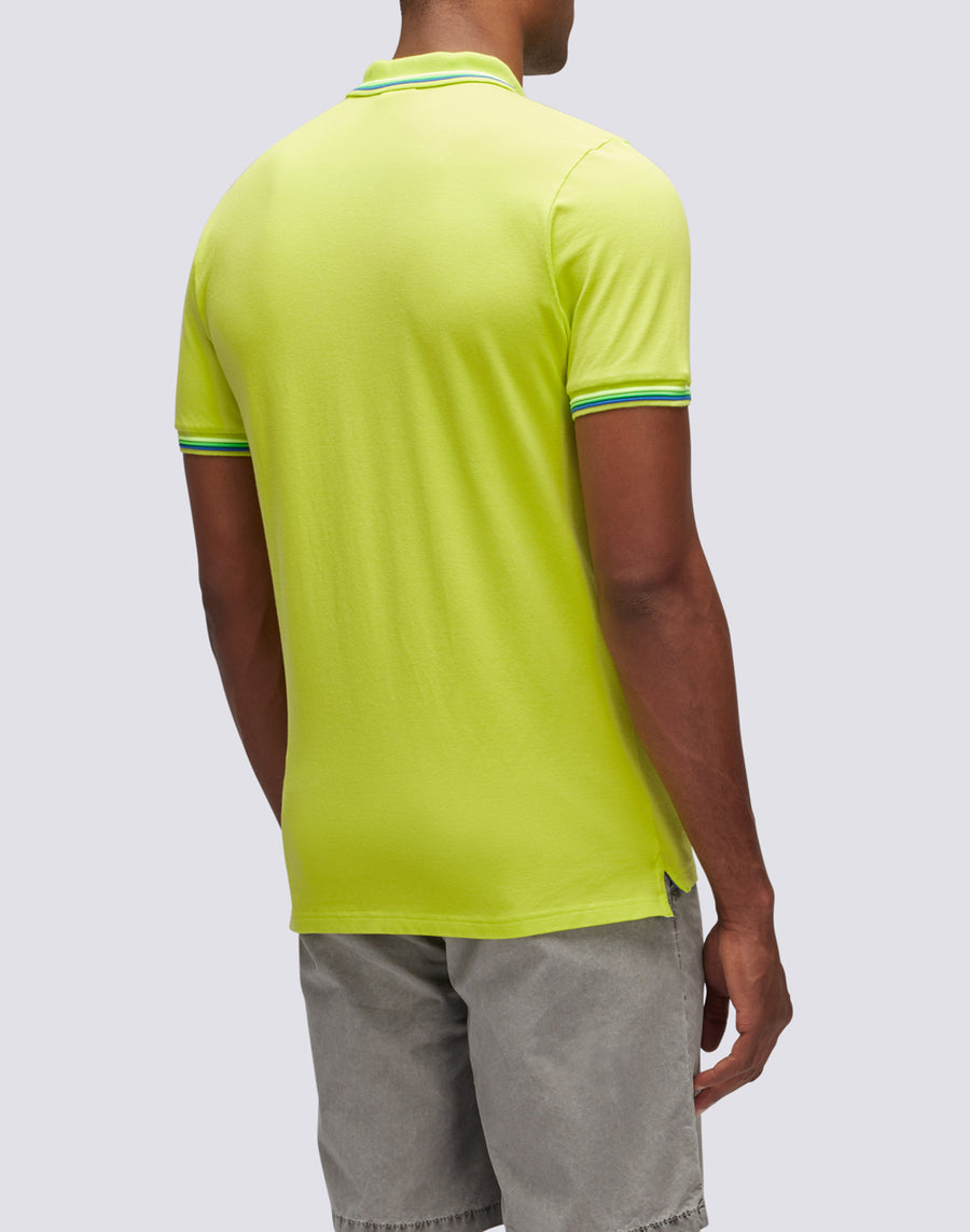 Sundek POLO BRICE IN COTONE PIQUET CON DETTAGLI TRICOLOR m779plj6500-69101 Italy