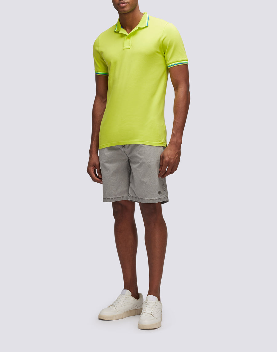 Sundek POLO BRICE IN COTONE PIQUET CON DETTAGLI TRICOLOR m779plj6500-69101 Italy