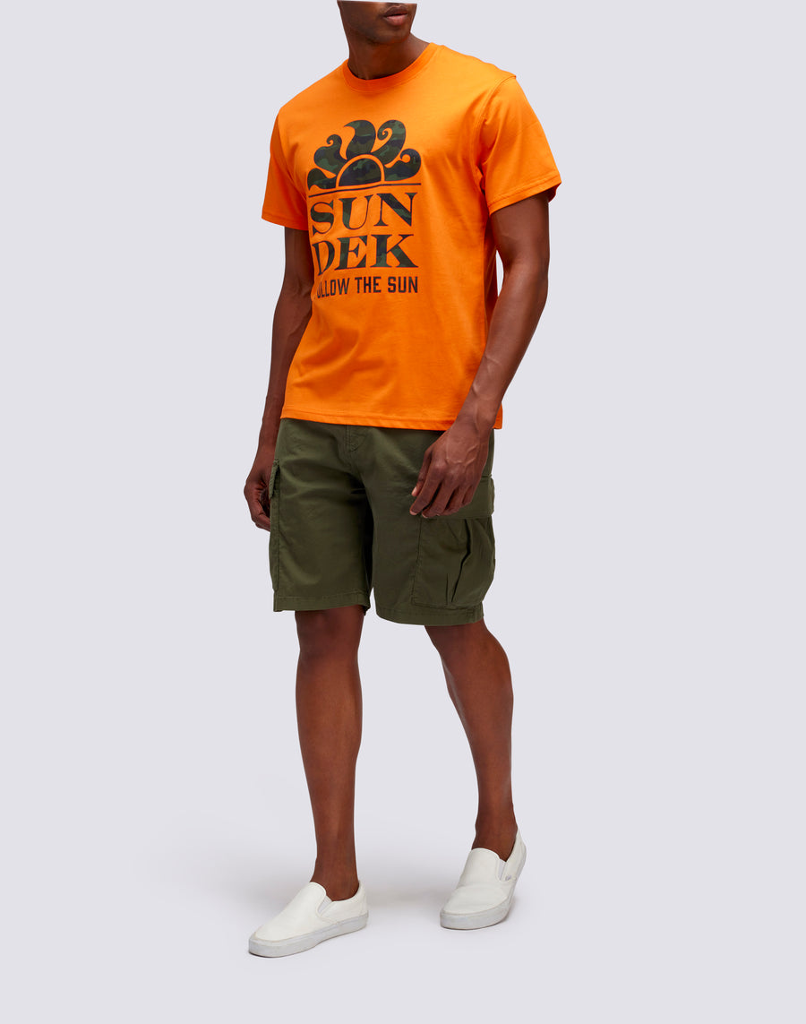 Sundek T-SHIRT STAMPA CAMOU FOLLOW THE SUN m026tej7853-55000 Fino Al -60%