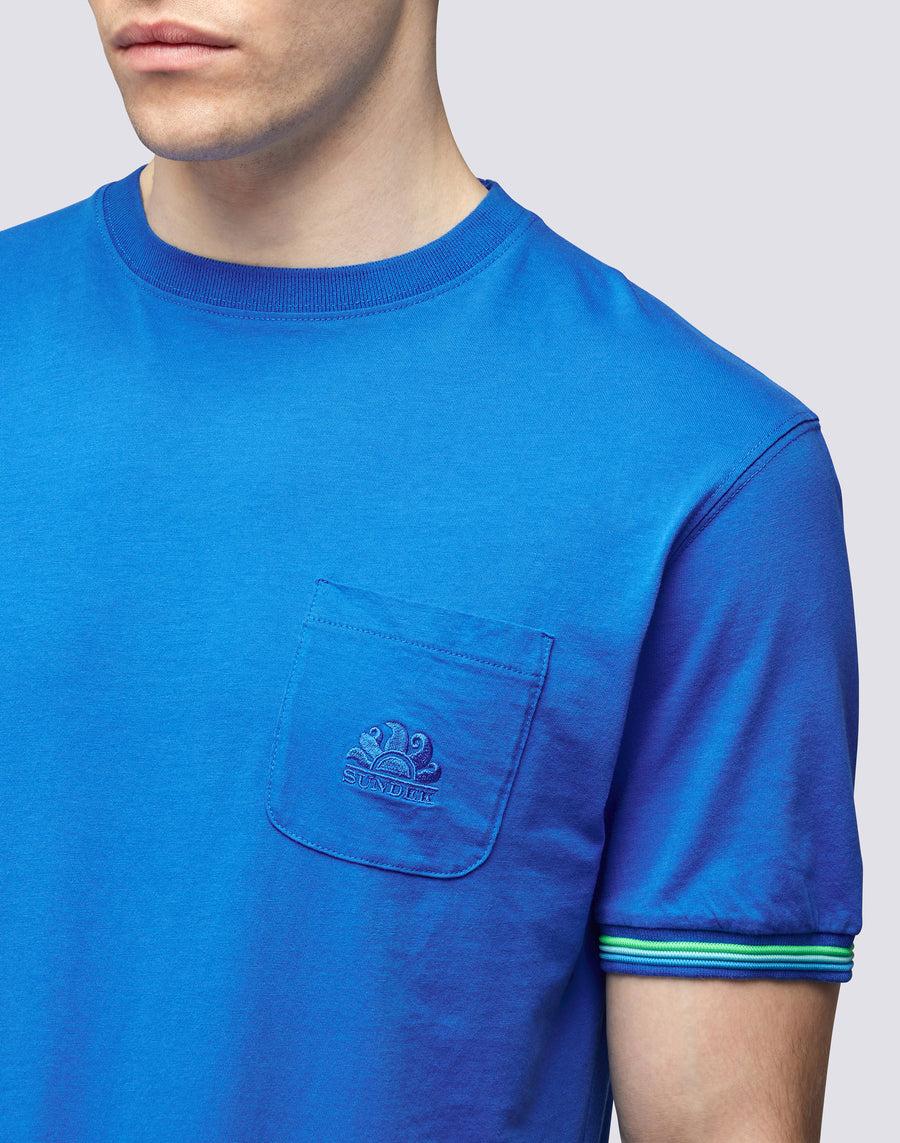 Sundek T-SHIRT FINN GIROCOLLO CON TASCHINO Outlet