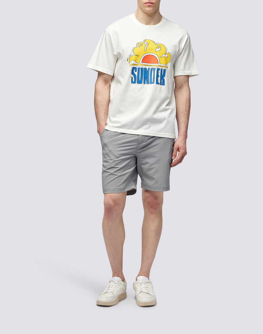Sundek T-SHIRT SUNDEK LOGO m614tejr900-03901 Consegna Veloce