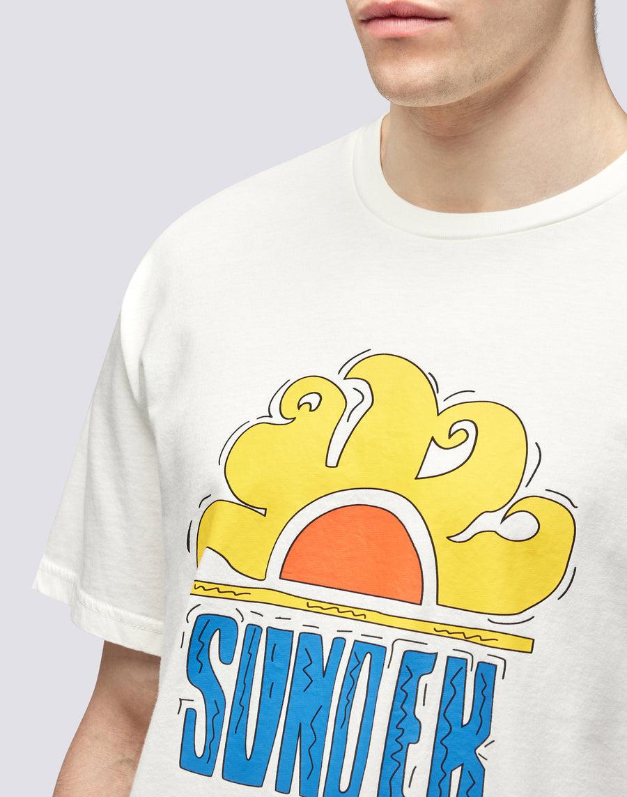 Sundek T-SHIRT SUNDEK LOGO m614tejr900-03901 Consegna Veloce