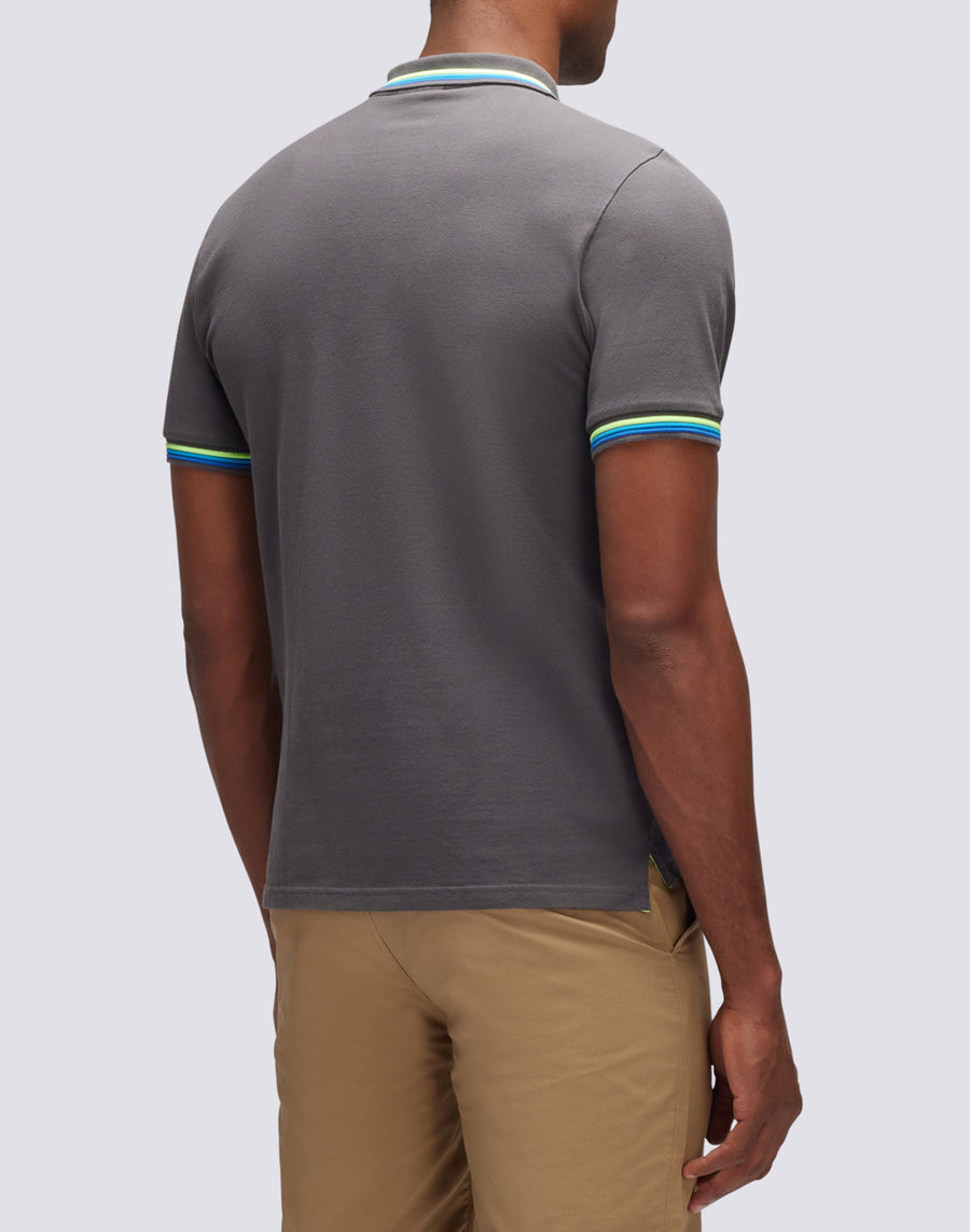 Sundek polo brice in cotone piquet con dettagli tricolor M779PLJ6500-10317 Prezzo Ridotto