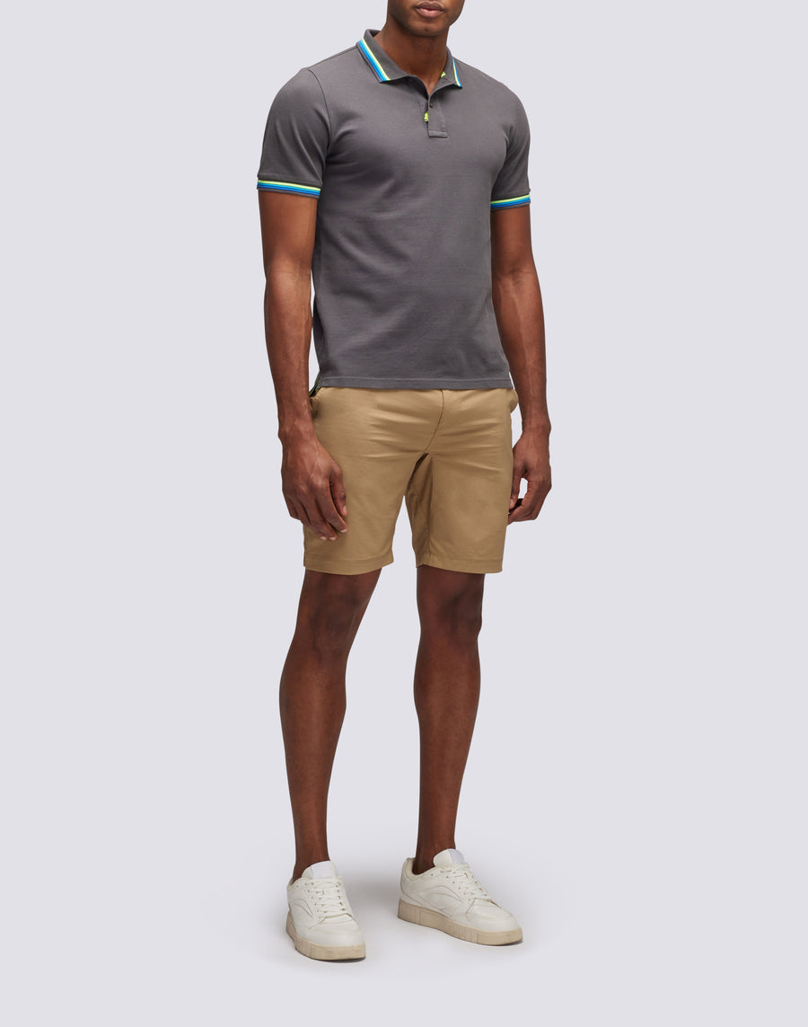 Sundek polo brice in cotone piquet con dettagli tricolor M779PLJ6500-10317 Prezzo Ridotto