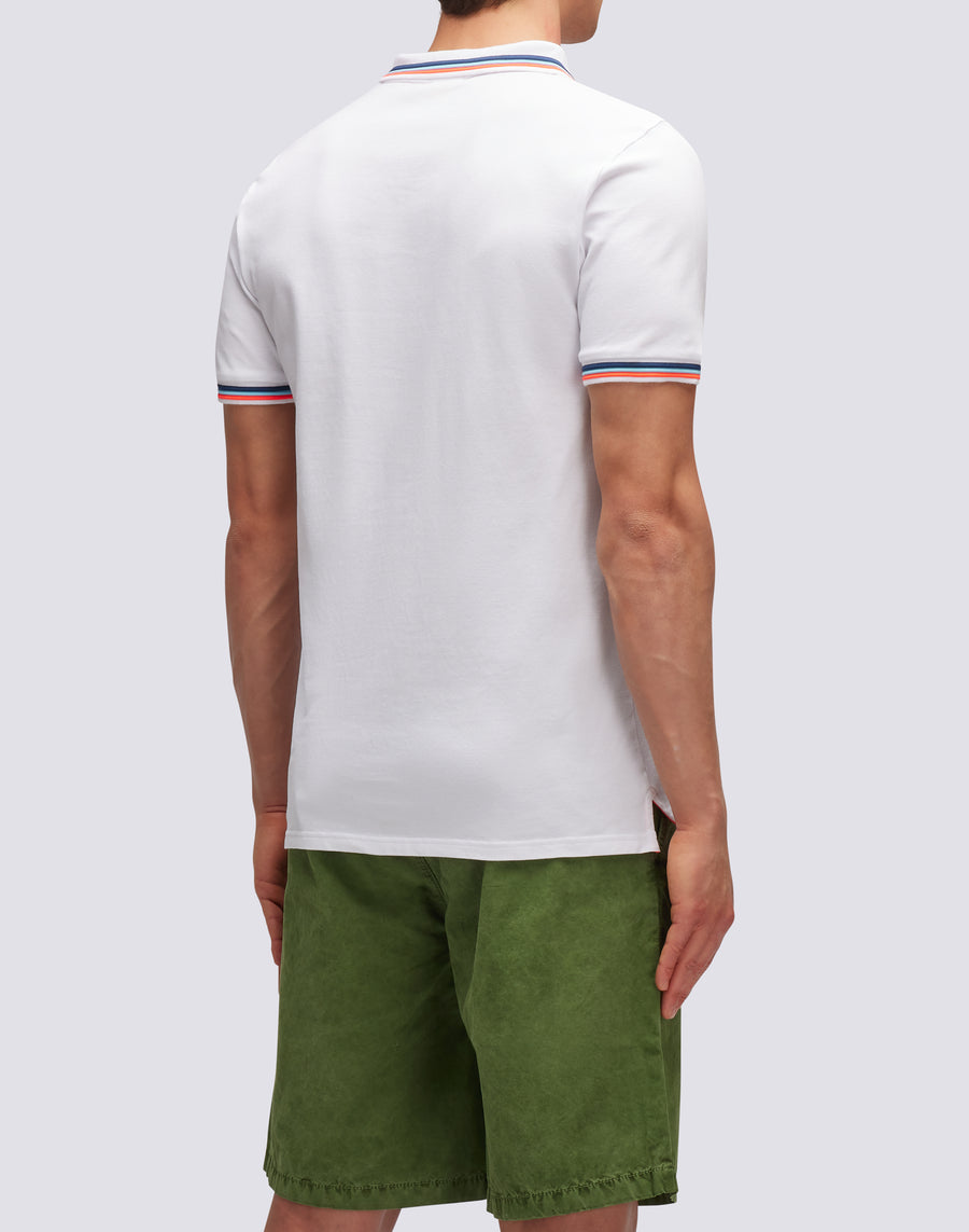 Sundek polo brice in cotone piquet con dettagli tricolor M779PLJ6500-00634 Convenienza