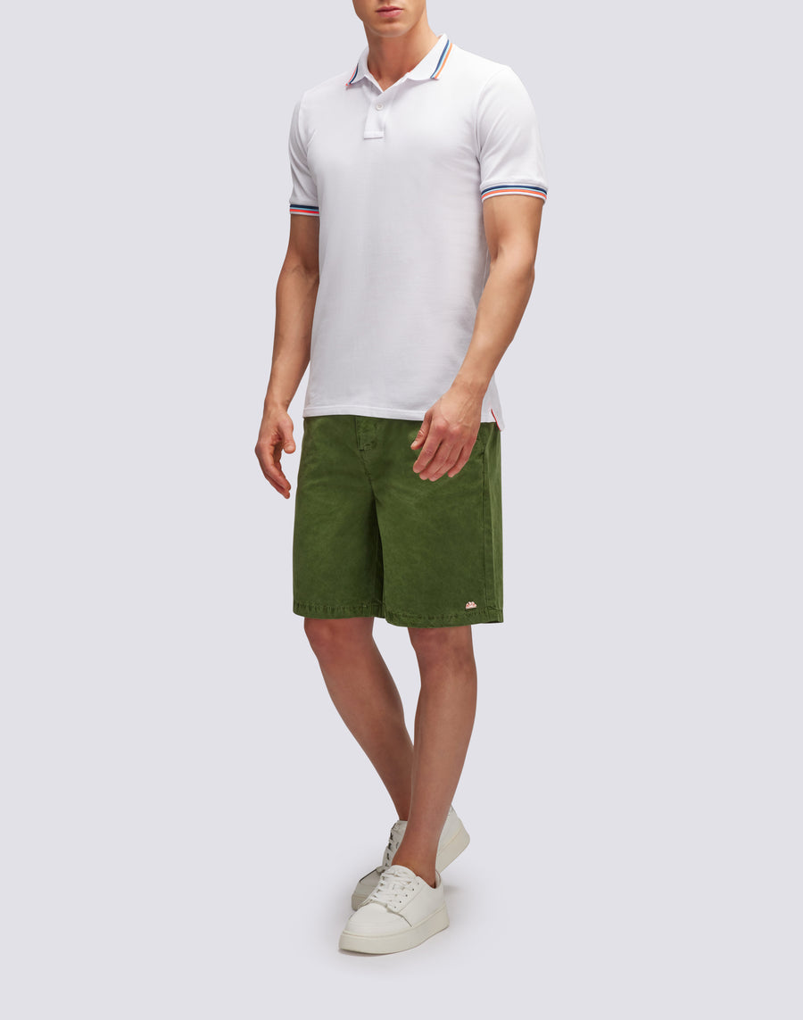 Sundek polo brice in cotone piquet con dettagli tricolor M779PLJ6500-00634 Convenienza