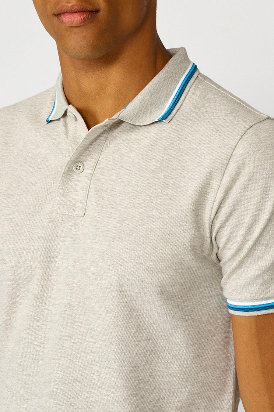 Sundek polo brice in cotone piquet con dettagli tricolor M779PLJ6500-02911 Vendita
