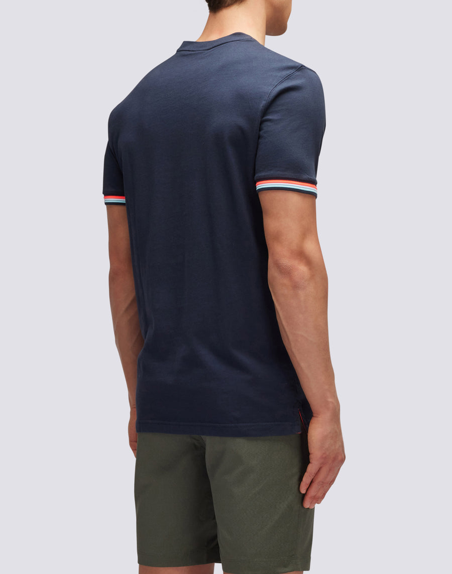 Sundek t-shirt finn girocollo con taschino M775TEJ7800-00724 Vendita Calda