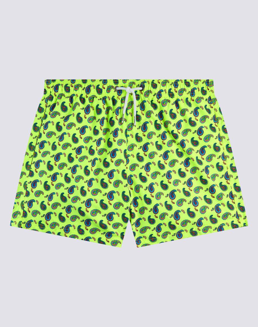 Sundek costume da bagno corto a vita elasticata microstampa crazy paisley m633bdrt46c-5326c In Saldo