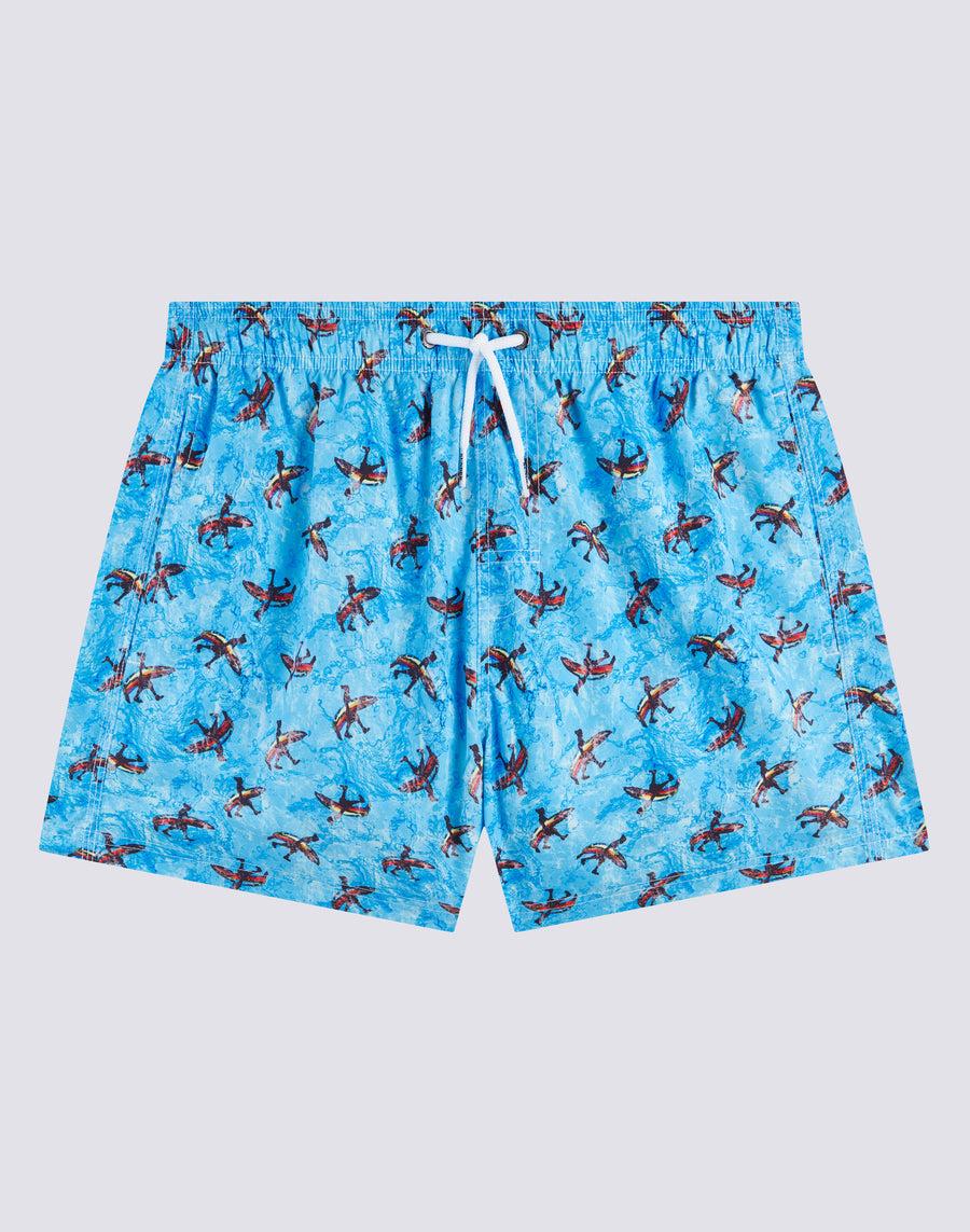 Sundek costume da bagno corto a vita elasticata microstampa banana surf m505bdrt3li-004li Italy