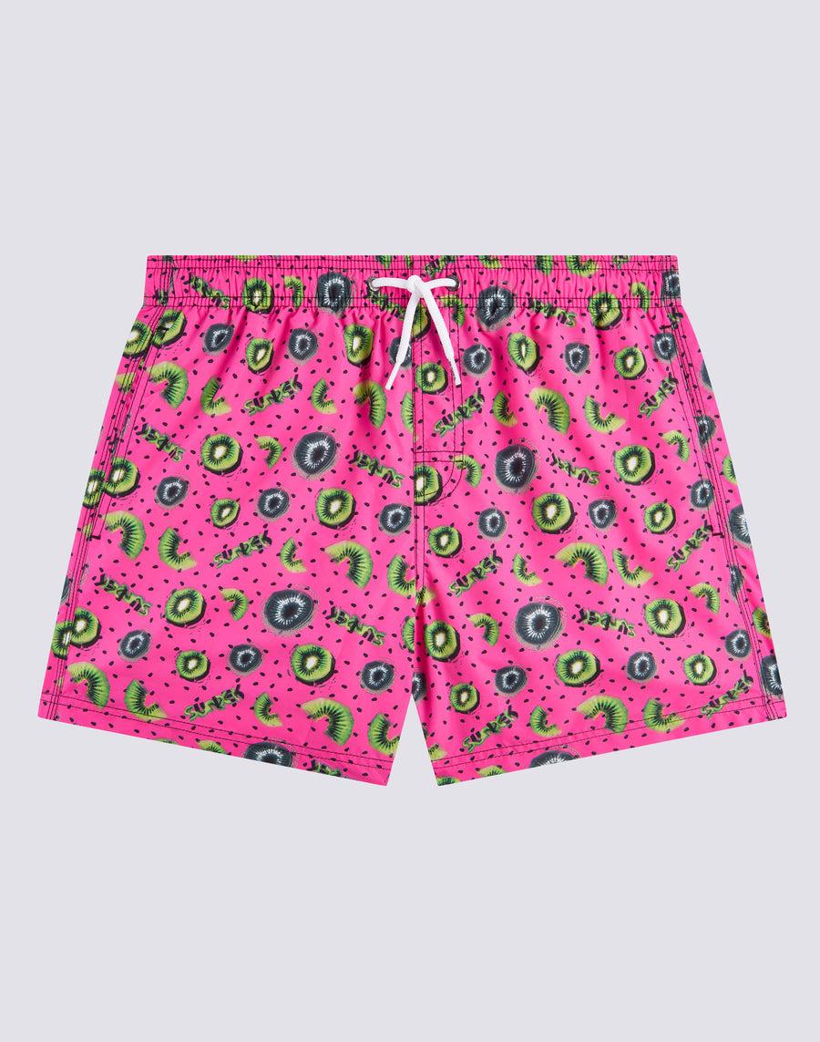 Sundek costume da bagno corto a vita elasticata microstampa kiwi boost m633bdrt4gu-082gu Italia