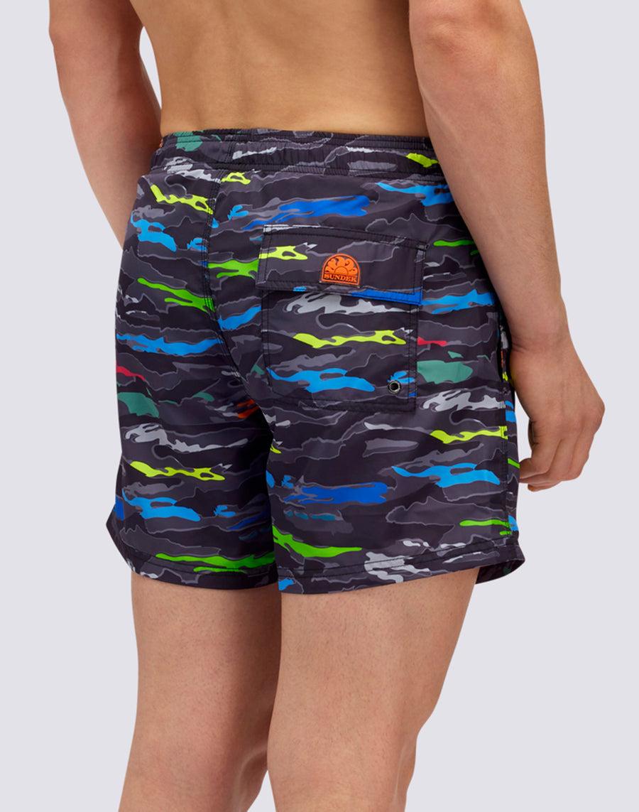 Sundek COSTUME HAPPY CAMOU PRINT m633bdrt43h-0043h Promozione Limitata