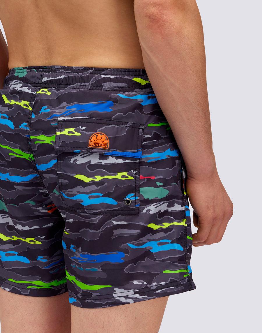 Sundek COSTUME HAPPY CAMOU PRINT m633bdrt43h-0043h Promozione Limitata