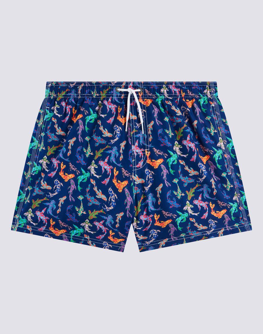 Sundek costume da bagno corto vita elasticata stampa koi pop repreve® m504bdrt3je-047je Prezzo Ridotto