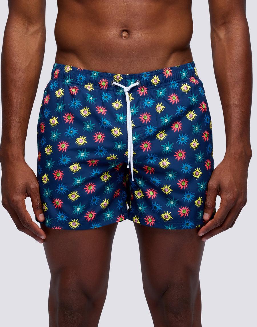 Sundek costume da bagno corto vita elasticata stampa lion sun repreve® m504bdrt33d-3103d I Più Venduti