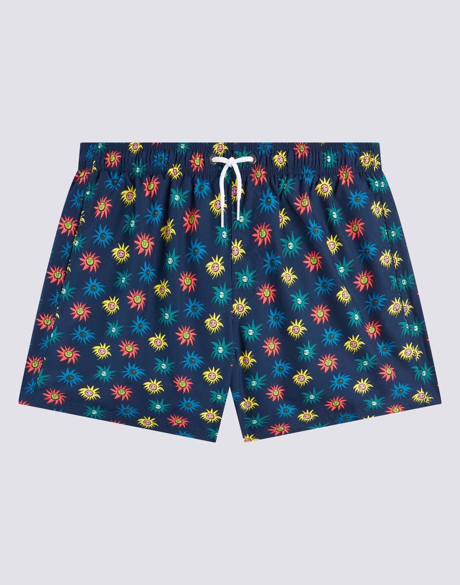 Sundek costume da bagno corto vita elasticata stampa lion sun repreve® m504bdrt33d-3103d I Più Venduti