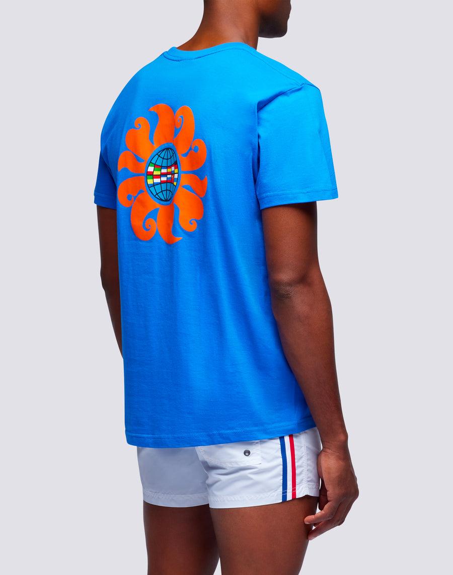 Sundek t-shirt uomo in cotone capsule flag m633bdrt4km-008km In Linea